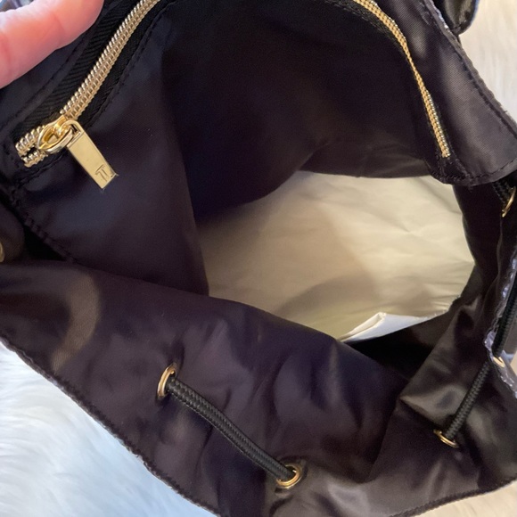 Ted Baker Nillana Urban Nylon Foldable Backpack - NWT - Medium Blue - Drawstring - Picture 11 of 13